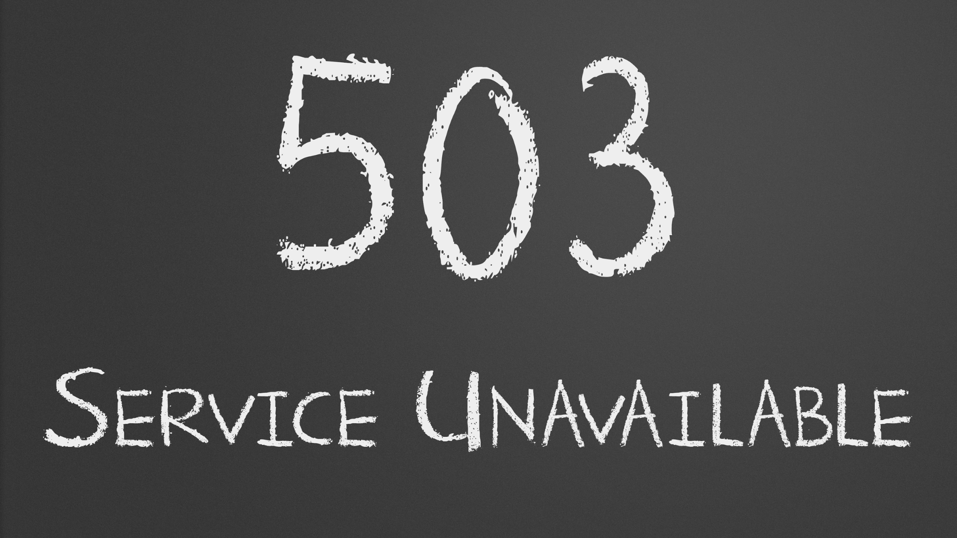 service temporarily unavailable